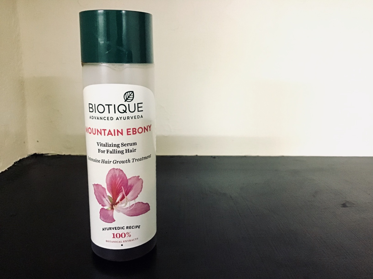 BIOTIQUE ADVANCED AYURVEDA MOUNTAIN EBONY-Vitalizing serum for falling hair  – The_Review_Depot
